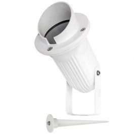 Φωτιστικό Σποτ Κήπου VK/01040S/W Φ9,7x38cm 1xGU10 35W IP65 White VKLed WHITE