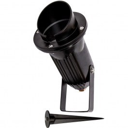 Φωτιστικό Σποτ Κήπου VK/01040S/B Φ9,7x38cm 1xGU10 35W IP65 Black VKLed BLACK