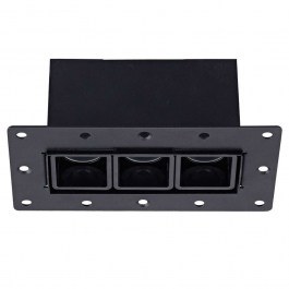 Recessed Roof Spot VK/04266TR/B/3/C 13x7cm Led 535Lm 4W 4000K Black VKLed BLACK
