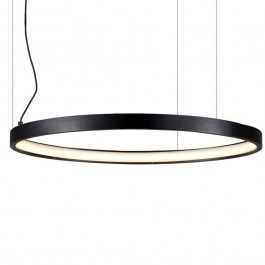Φωτιστικό Οροφής VK/04404PE/B/W/53 Φ52,7cm Led 2400Lm 24W 3000K Black VKLed BLACK