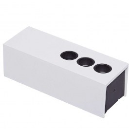 Φωτιστικό Οροφής - Σποτ VK/04343/CE/WB/W 17,1x6,6cm Led 1020Lm 15W 3000K White-Black VKLed WHITE-BLACK