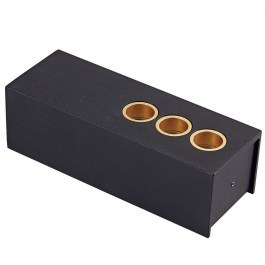Φωτιστικό Οροφής - Σποτ VK/04343/CE/BGD/W 17,1x6,6cm Led 1020Lm 15W 3000K Black-Gold VKLed BLACK-GOLD