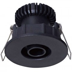 Σποτ Χωνευτό VK/04340/B/W Φ6,8cm Led 128Lm 3W 3000K Black VKLed