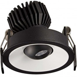 Σποτ Χωνευτό VK/04345/WB/W Φ8,4x7cm Led 370Lm 7W 3000K White-Black VKLed WHITE-BLACK