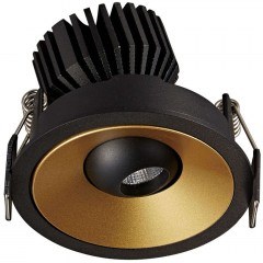 Σποτ Χωνευτό VK/04345/BGD/C 8,4x7cm Led 390Lm 7W 4000K Black-Gold VKLed