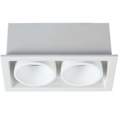 Σποτ Χωνευτό VK/04299/W/W/2 9,9x5,6x4,5cm Led 947Lm 7W 3000K White VKLed
