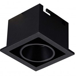 Recessed Spot Light VK/04299/B/W 5,6x5,6x4,5cm Led 551Lm 5W 3000K Black VKLed BLACK