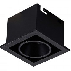 Recessed Spot Light VK/04299/B/W 5,6x5,6x4,5cm Led 551Lm 5W 3000K Black VKLed
