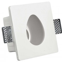 Recessed Spot Light VK/09072 13,5x13,5x8cm 1xGU10 35W White VKLed