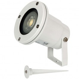 Φωτιστικό Σποτ Κήπου VK/01041/W Φ9,7x13,9cm 1xGU5.3 35W IP65 White VKLed WHITE