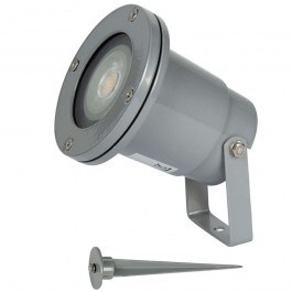 Φωτιστικό Σποτ Κήπου VK/01041/G Φ9,7x13,9cm 1xGU5.3 35W IP65 Grey VKLed GREY