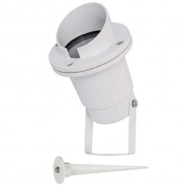 Φωτιστικό Σποτ Κήπου VK/01039S/W Φ9,7x16,5cm 1xGU10 35W IP65 White VKLed WHITE