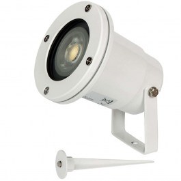 Φωτιστικό Σποτ Κήπου VK/01039/W Φ9,7x13,9cm 1xGU10 35W IP65 White VKLed WHITE