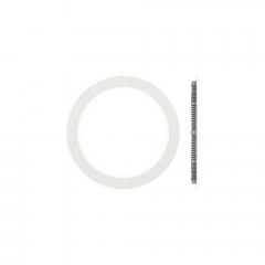 Πάνελ Led Χωνευτό Στρογγυλό VK/04074/W/D Φ17cm 12W 3000K White VKLed