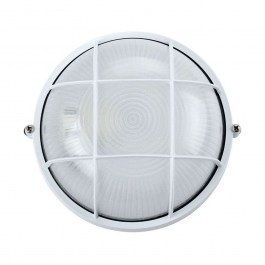 Φωτιστικό Οροφής-Πλαφονιέρα VK/01013/W 19,2x10,7cm 60W E27 IP44 White VKLed WHITE