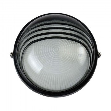 Wall Lamp VK/01016/B 19,2x10,7cm 60W E27 IP44 Black VKLed