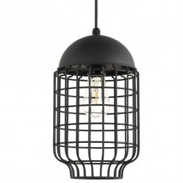 Pendant Lamp VK/01123/PE/B D20x171cm 1xE27 20W Black VKLed BLACK