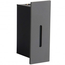 Recessed Wall Lamp Fune VK/02248/ΑΝ/W 5x4x10,5cm Led 268lm 3W 3000K Anthracite VKLed ANTHRACITE