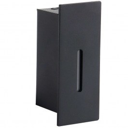 Recessed Wall Lamp Fune VK/02248/B/W 5x4x10,5cm Led 268lm 3W 3000K Black VKLed BLACK