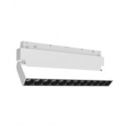 Linear Light Led Eiva VK/04602/TR/DA/22/W/W For Thin Magnetic Rail 48V Dali 3000K 1499lm 12W CRI>90 IP20 21,9x2,15x9,9cm White VKLed WHITE