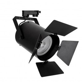 Rail Spot Bem VK/04071E/PAR30/B 3-phase E27/PAR30 max 20W Led L15cm IP20 Black VKLed BLACK