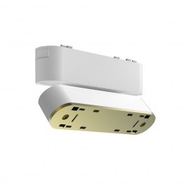Base Bisqit VK/04475/W/BASE For Magnetic Track Light Ultra Slim 2,5x11,5x4,76cm White VKLed WHITE