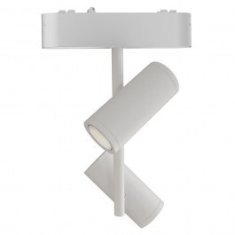 Σποτ Μαγνητικής Ράγας Bisqit VK/04472/TR/W/DW/2 40V Ultra Slim LED 2x9W 2700K-6000K 1218lm 24° CRI>90 IP20 White VKLed WHITE