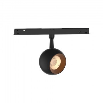 Σποτ Led Eiva VK/04608/TR/DA/75/B-TB/W Για Μαγνητική Ράγα Λεπτή 48V Dali 3000K 1220lm 12W 24° CRI>90 ø7.5cm IP20 Black VKLed
