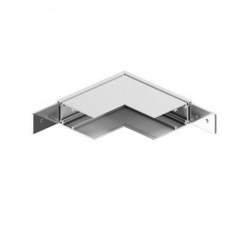 Accessory Eiva VK/04599/TR/CON/LV/W Vertical L-Type for External Magnetic Rail Mounting 10x2,63x10cm White VKLed WHITE