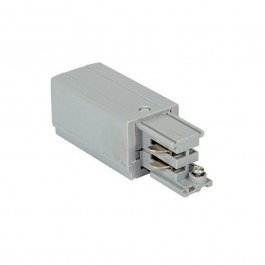 Right Rail Power Socket VK/24B/S/R IP20 6,5cm Silver VKLed SILVER