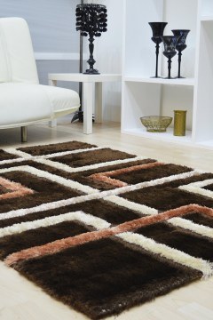 Χαλί Sante Shaggy 8805 Brown-Taba