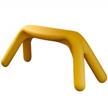 Stool Atlas SD ATL115B 115x46x42cm Saffron Yellow