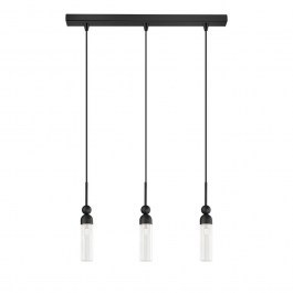 Φωτιστικό Οροφής - Ράγα 01480.07B 3xG9 70cm Black Luma BLACK