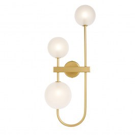 Φωτιστικό Τοίχου 01481 3xG9 67x30cm Gold Luma GOLD