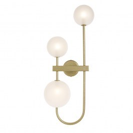 Φωτιστικό Τοίχου 01481 3xG9 67x30cm Oxidized Gold Luma OXIDE