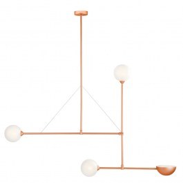 Φωτιστικό Οροφής Κρεμαστό 01482 4xG9 112x126cm Copper Luma COPPER