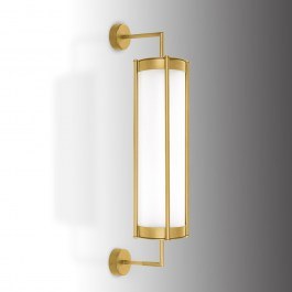 Φωτιστικό Τοίχου 01484 5W LED 3000K 400Lm 16,5x70cm Gold Luma GOLD