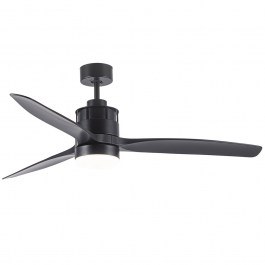 Ανεμιστήρας Οροφής Με Φως 01415 3000K, 4000K, 5000K 132x43cm Black Luma BLACK