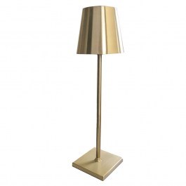 Επιτραπέζιο Φωτιστικό Επαναφορτιζόμενο 01409 3000K 340Lm 10,5x38cm Gold Luma GOLD