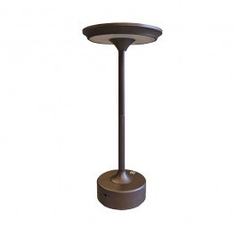 Επιτραπέζιο Φωτιστικό Επαναφορτιζόμενο 01410 3000Κ 340Lm 12x27,5cm Brown Luma BROWN