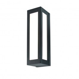 Φωτιστικό Τοίχου 01394-17 10x36cm E27 Black Luma BLACK