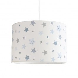 Παιδικό Φωτιστικό Κρεμαστό Hesperis Kids Little Stars 35x24cm Ε27 Blue-Grey Veis BLUE-GREY