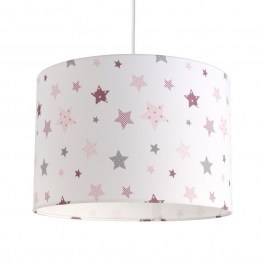 Παιδικό Φωτιστικό Κρεμαστό Hesperis Kids Little Stars 35x24cm Ε27 Pink Veis PINK