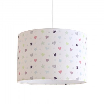 Παιδικό Φωτιστικό Κρεμαστό Stars & Hearts 35x24cm Ε27 Multi Veis