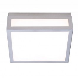 Φωτιστικό Οροφής - Πλαφονιέρα 01376-20 8W LED 3000K 650Lm 30x30cm Silver Luma SILVER