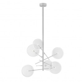 Φωτιστικό Οροφής Κρεμαστό 01360 6xG4 60x70cm Silver Luma SILVER