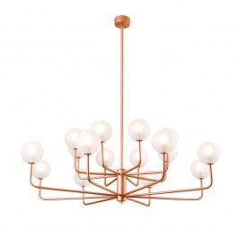 Φωτιστικό Οροφής Κρεμαστό 01366 16xG9 90x80cm Copper Luma COPPER