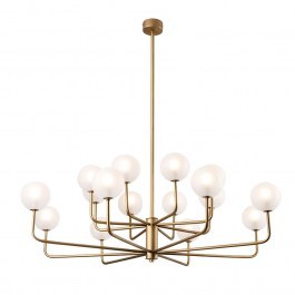 Φωτιστικό Οροφής Κρεμαστό 01366 16xG9 90x80cm Gold Luma GOLD