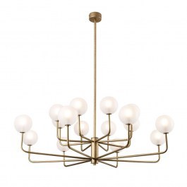 Φωτιστικό Οροφής Κρεμαστό 01366 16xG9 90x80cm Oxidized Gold Luma OXIDE