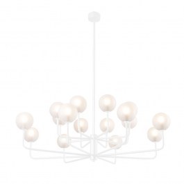 Φωτιστικό Οροφής Κρεμαστό 01366 16xG9 90x80cm White Luma WHITE
